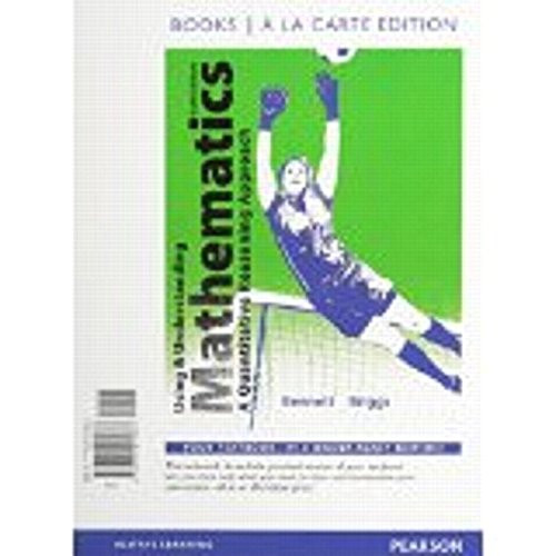 Using and Understanding Mathematics, Books a la Carte Edition (6th Edition)