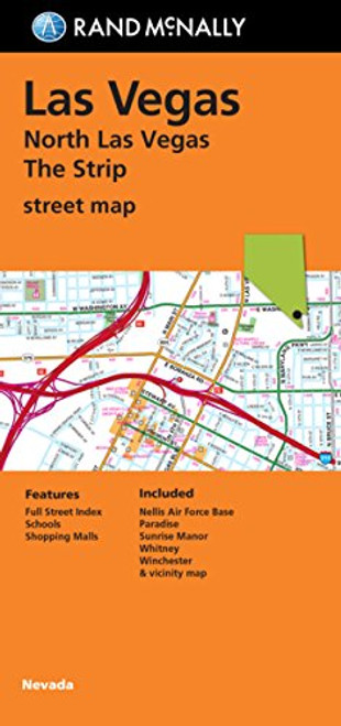 Folded Map: North Las Vegas The Strip Street Map
