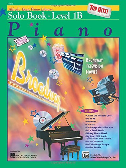 Alfred's Basic Piano Library: Top Hits Solo Book, Level 1B