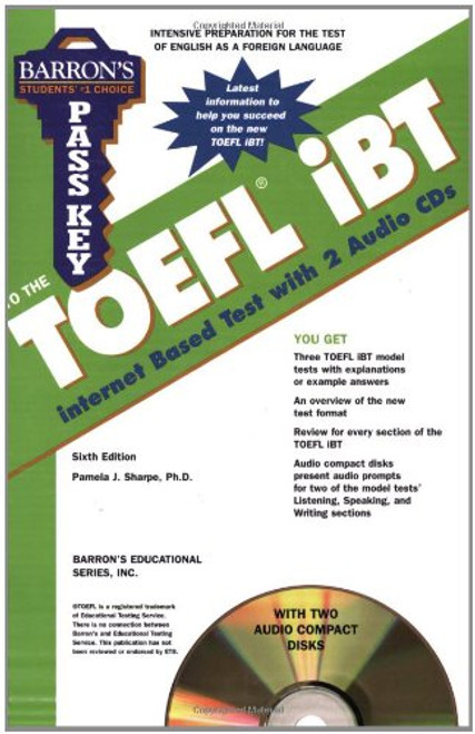 Pass Key to the TOEFL iBT with Audio CDs (BARRON'S PASS KEY TO THE TOEFL)