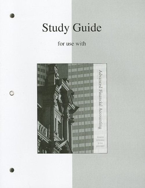 Study Guide to accompany Advanced Financial Accounting