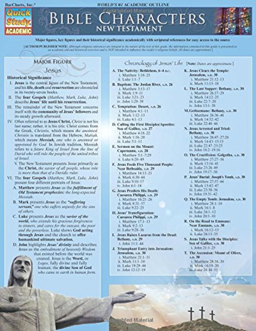 Bible Characters:New Testament (Quick Study Academic)