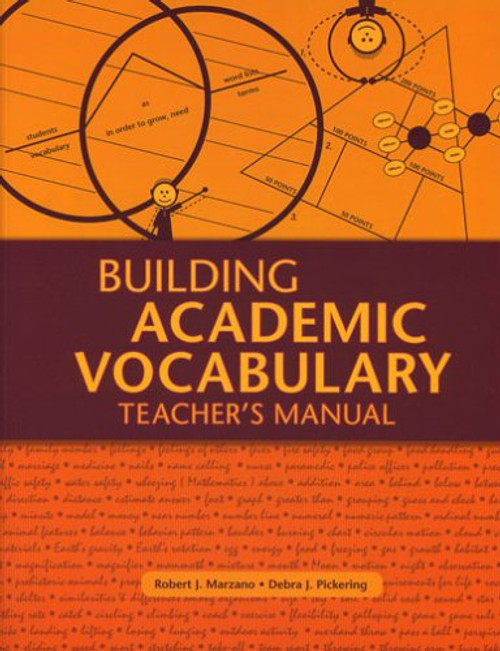 Building Academic Vocabulary: Teachers Manual (Professional Development)