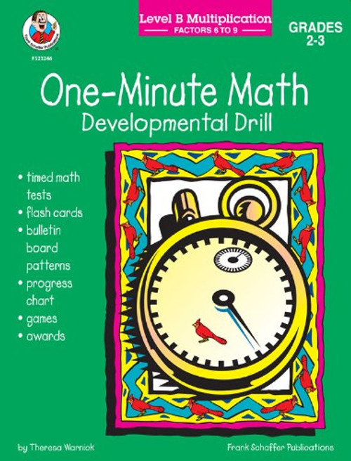 One Minute Math Level B Multiplication Factors 6 - 9