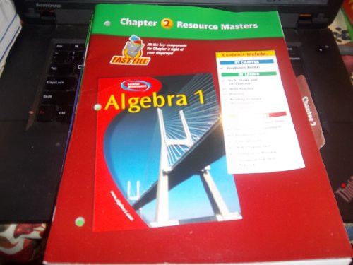 Algebra 1 Chapter 2 Resource Masters