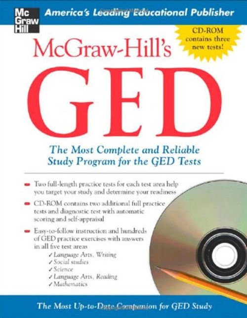 McGraw-Hill's GED w/ CD-ROM: The Most Complete and Reliable Study Program for the GED Tests