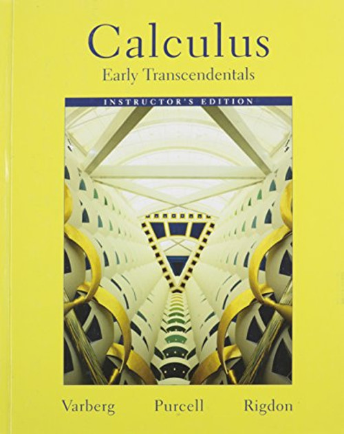 Calculus : Early Transcendentals: Instructor's Edition