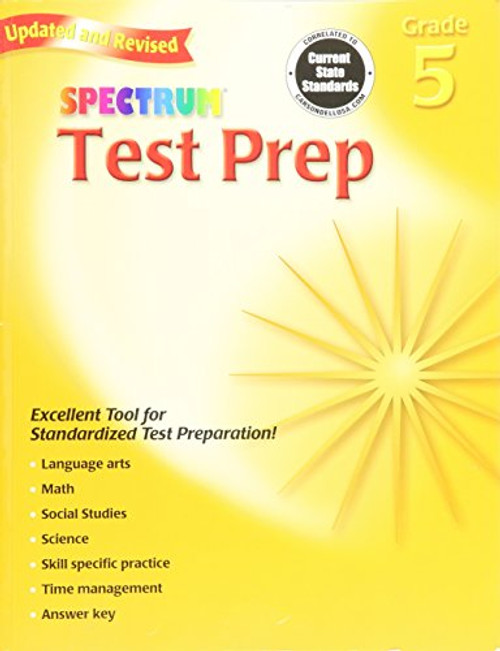 Test Prep, Grade 5 (Spectrum)