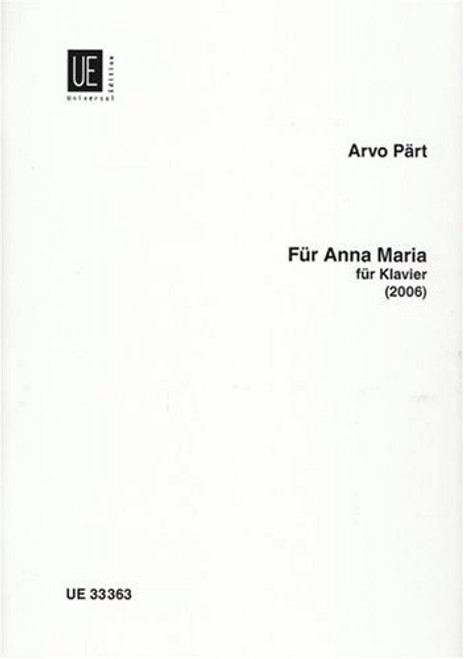Fur Anna Maria (English and German Edition)