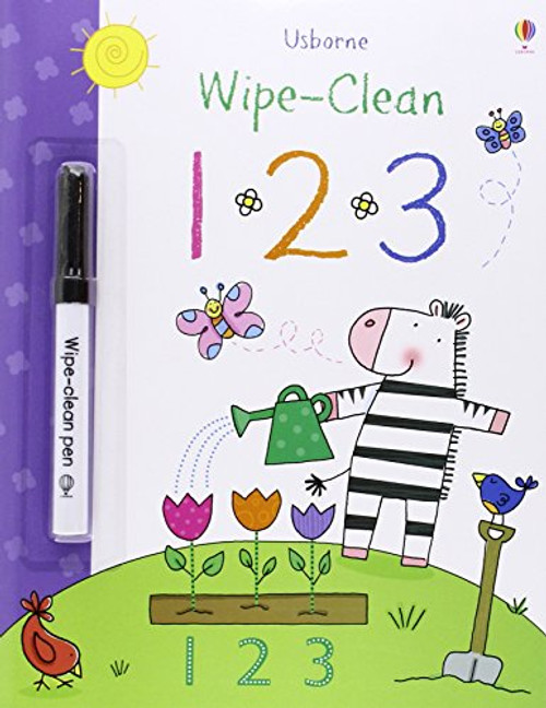 123 (Usborne Wipe Clean Books)