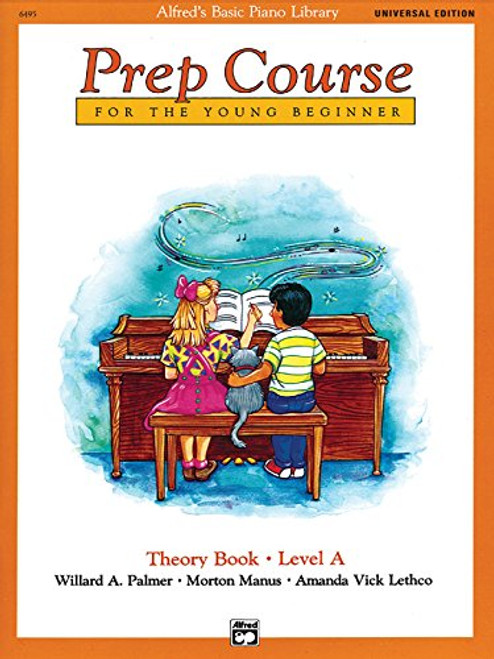 Alfred's Basic Piano Prep Course Theory Book, Level A (Alfred's Basic Piano Library)