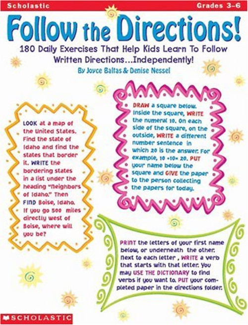 Follow the Directions (Grades 3-6)