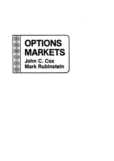 Options Markets Options Markets