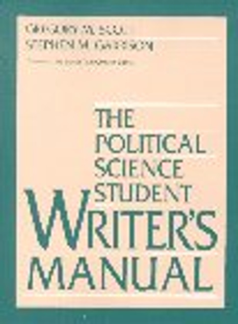 The Political Science Student Writer's Manual