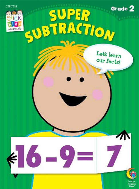 Super Subtraction Stick Kids Workbook, Grade 2 (Stick Kids Workbooks)