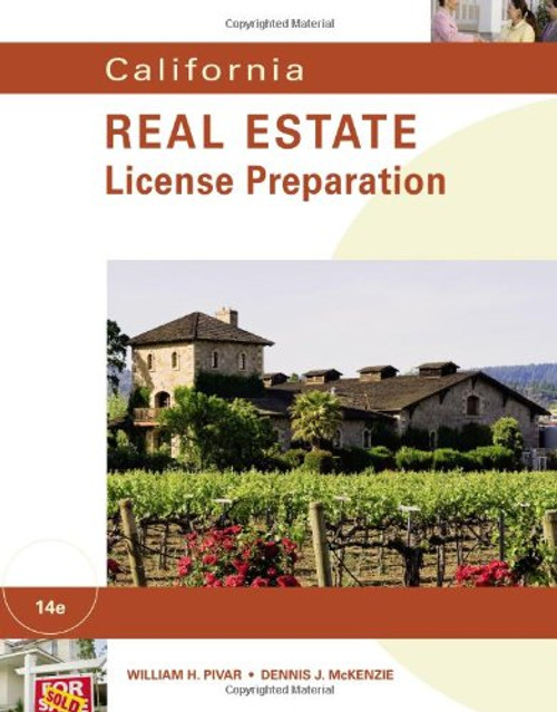 California Real Estate Preparation (California Real Estate License Preparation)