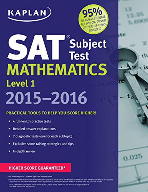 Kaplan SAT Subject Test Mathematics Level 1 2015-2016 (Kaplan Test Prep)