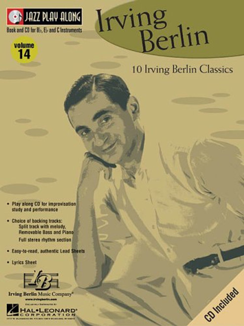 Irving Berlin: Jazz Play-Along Series Vol. 14 (Hal Leonard Jazz Play-Along)