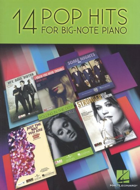 14 Pop Hits For Big-Note Piano