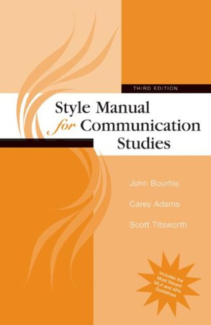 Style Manual for Communication Studies