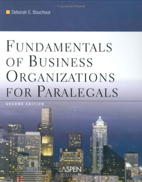 Fundamentals of Business Organizations for Paralegals