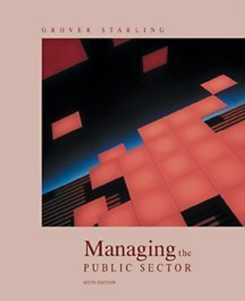 Managing the Public Sector