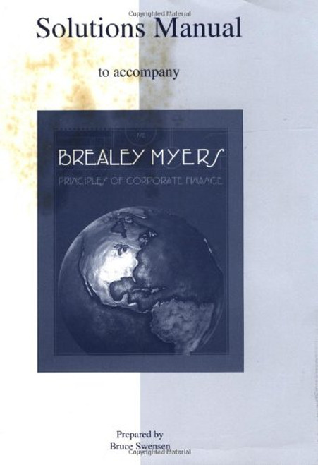Solutions Manual to accompany  Principles of Corporate Finance Solutions Manual to accompany  Principles of Corporate Finance