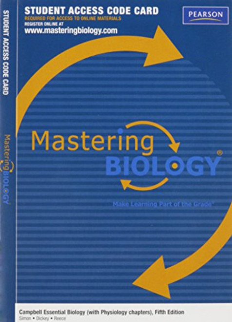 MasteringBiology -- Standalone Access Card -- for Campbell Essential Biology (with Physiology chapters)