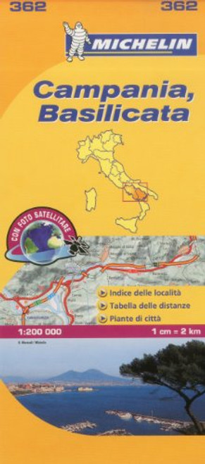 Michelin Map Italy: Campania, Basilicata 362 (Maps/Local (Michelin)) (Italian Edition) Michelin Map Italy: Campania, Basilicata 362 (Maps/Local (Michelin)) (Italian Edition)