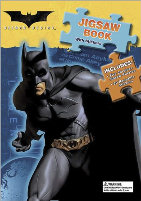 Batman Begins Jigsaw Book With Stickers