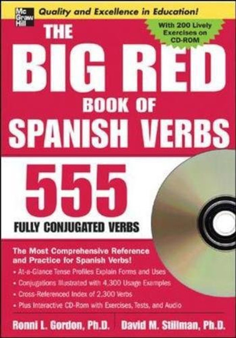 The Big Red Book of Spanish Verbs (Book w/CD-ROM): 555 Verbs Fully Conjugated (Big Book of Verbs Series)