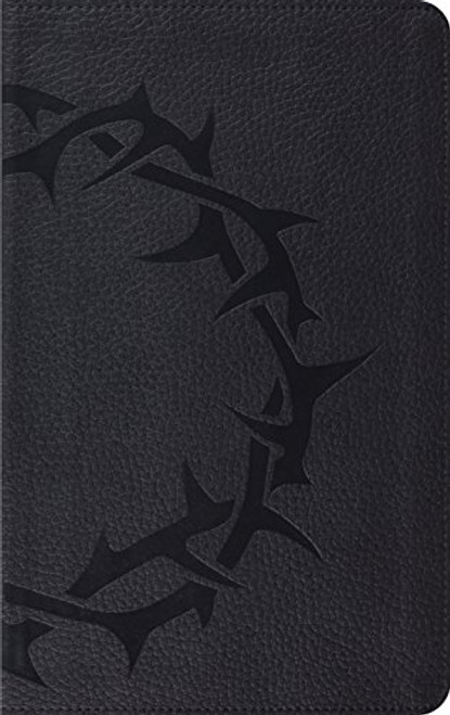 ESV Thinline Bible (TruTone, Charcoal, Crown Design)