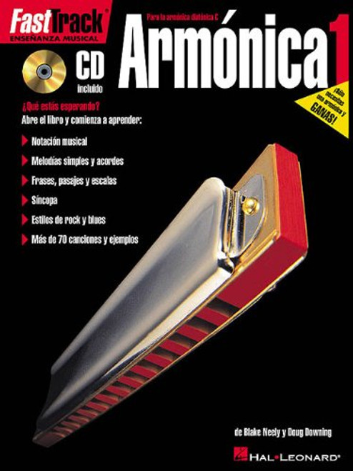 FastTrack Harmonica Method - Spanish Edition: FastTrack Armonica (Fast Track (Hal Leonard))