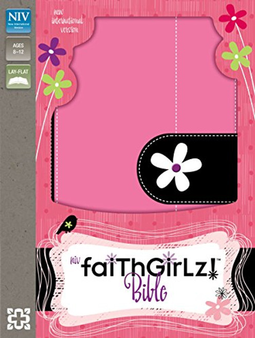 NIV, Faithgirlz! Bible: Revised Edition, Imitation Leather, Pink/Black