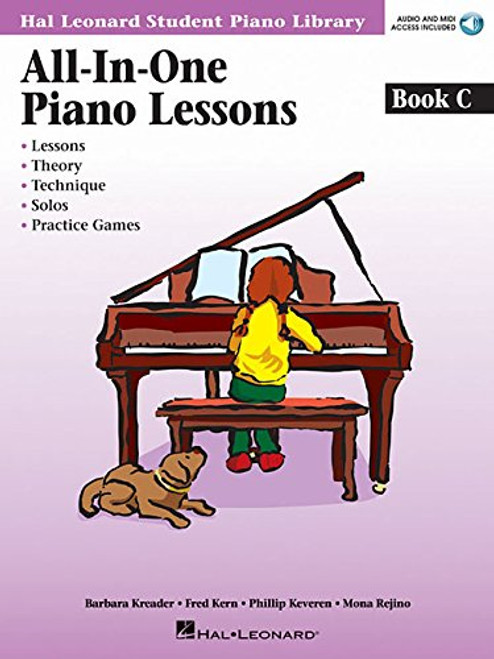 All-in-One Piano Lessons Book C: Book with Audio and MIDI Access Included (Hal Leonard Student Piano Library)