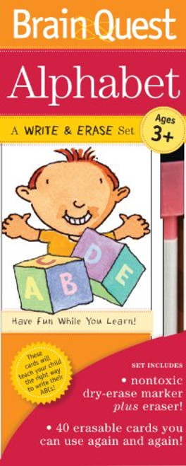 Brain Quest Write & Erase Set: Alphabet
