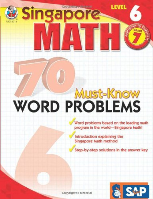 70 Must-Know Word Problems, Grade 7 (Singapore Math)