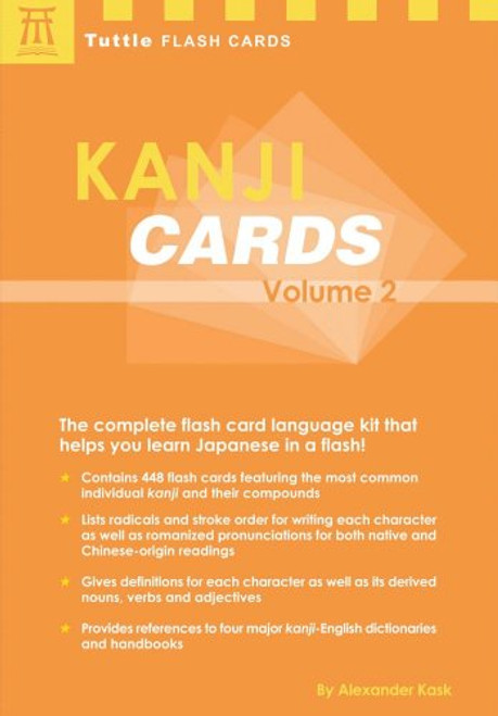 Kanji Cards, Vol. 2 (Tuttle Flash Cards)