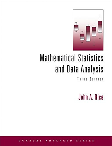 Mathematical Statistics and Data Analysis (with CD Data Sets) (Available 2010 Titles Enhanced Web Assign)