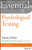 Essentials of Psychological Testing (Essentials of Behavioral Science)