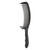 Curved Barber Comb S Shaped Arc Professional Positioning Hair Cutting Curved Comb for Flat Top Black