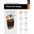 Capi Vase Nature Row Ball 40x32 cm Anthracite KRWZ270