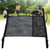 Portable Double Oxygen Cylinder Tank Bag Wheel Chair Hanging Nylon Mesh BagBlack 64x46cm