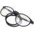 Elderly Blue Light Blocking Reading Glasses Fashionable Magnetic Presbyopic Glasses(+400 Black)