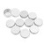 10pcs Aluminum Tins Cans Round Shaped Screw Thread Lids Candles Clay Storage Jars Containers15ml