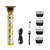 Hair Clipper Floating Cutting Head Good Heat Dissipation Electric Hair Trimmer with 4 Combs USB Charging