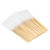 60 Count Cotton Swabs Soft Tip Wooden Handles Multipurpose Thicken Safety Long Cotton Tipped Applicators 8cm