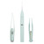 3Pcs/Set LED Light Ear Wax Remover Set USB Nose Ear Cleaner Spoon Children Clean ToolGreen