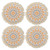 Boho Photography Prop Mat Exquisite Pattern Tassel Design Mat Insulation Pad for Photography Table Decoration