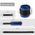 Ankle Straps for Cable Machines with Hook and Loop Resistance Band, Double D Ring Designe